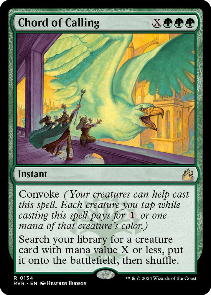 Chord of Calling 134 card from Ravnica Remastered