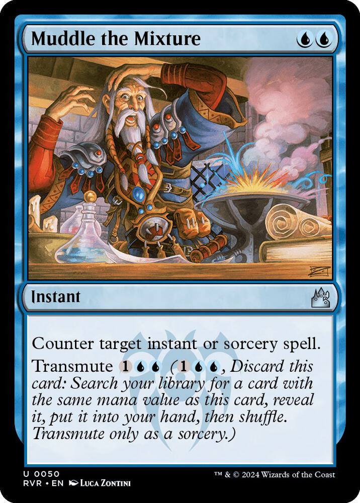 Muddle the Mixture 50 card from Ravnica Remastered