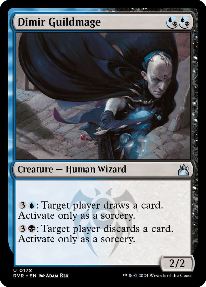 Dimir Guildmage 178 card from Ravnica Remastered