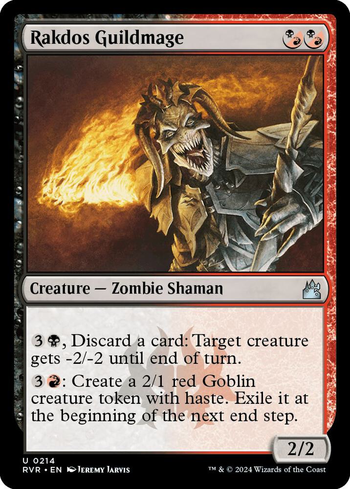 Rakdos Guildmage 214 card from Ravnica Remastered
