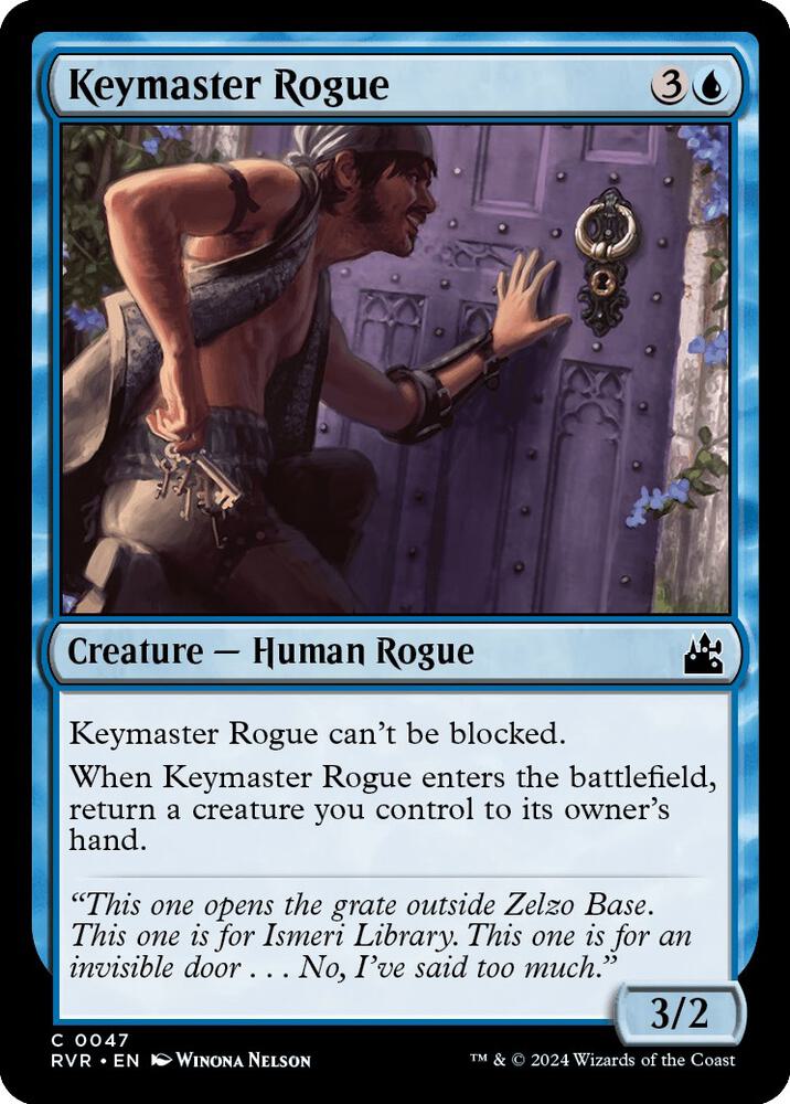Keymaster Rogue 47 card from Ravnica Remastered