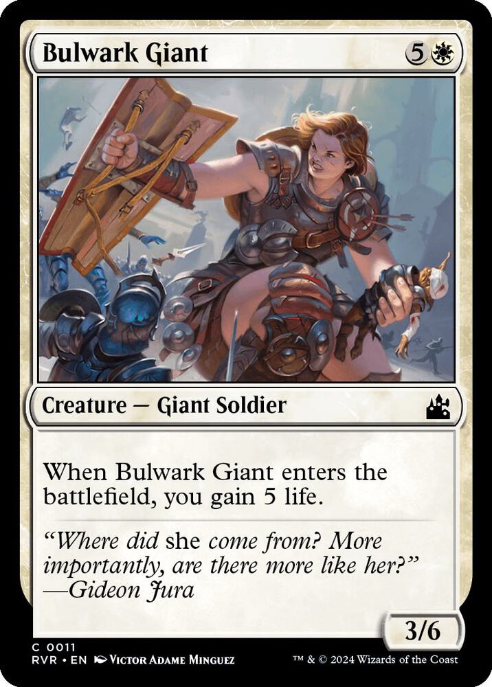 Bulwark Giant 11 card from Ravnica Remastered