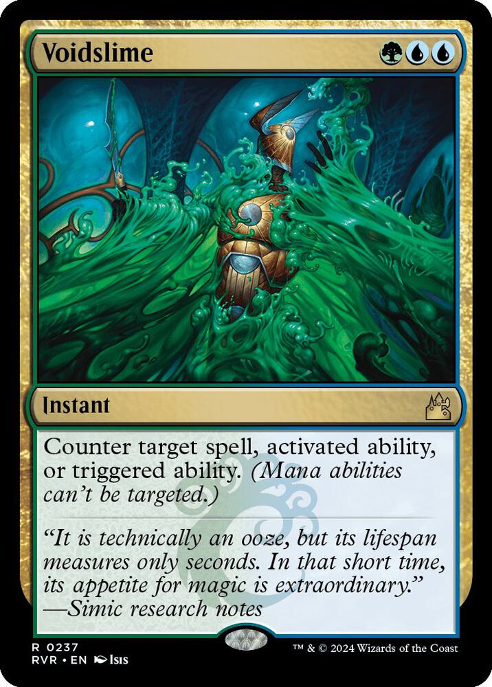 Voidslime 237 card from Ravnica Remastered