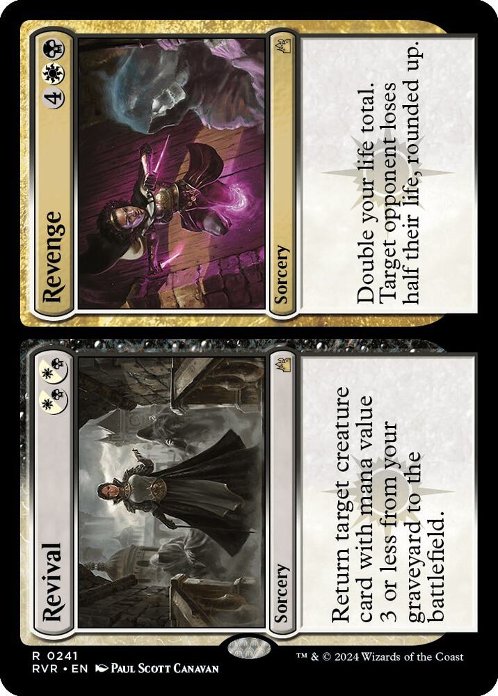 Revival // Revenge 241 card from Ravnica Remastered