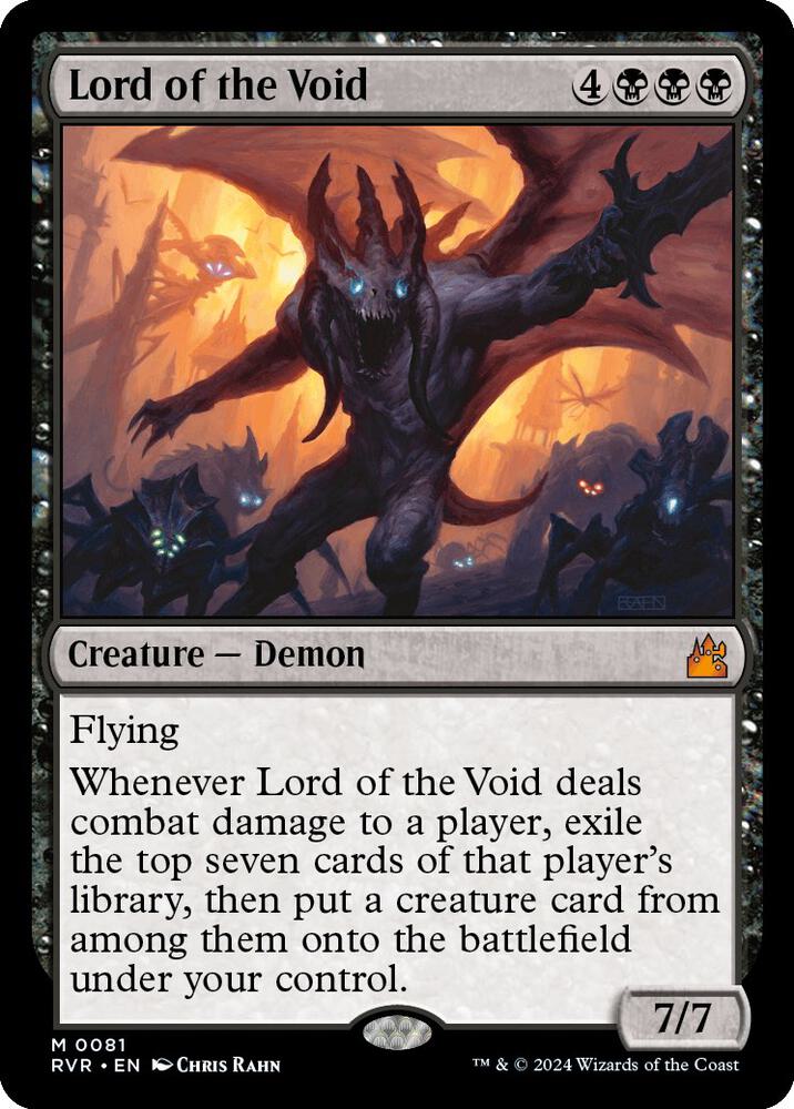 Lord of the Void 81 card from Ravnica Remastered