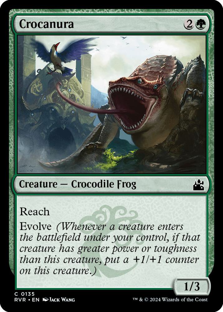 Crocanura 135 card from Ravnica Remastered