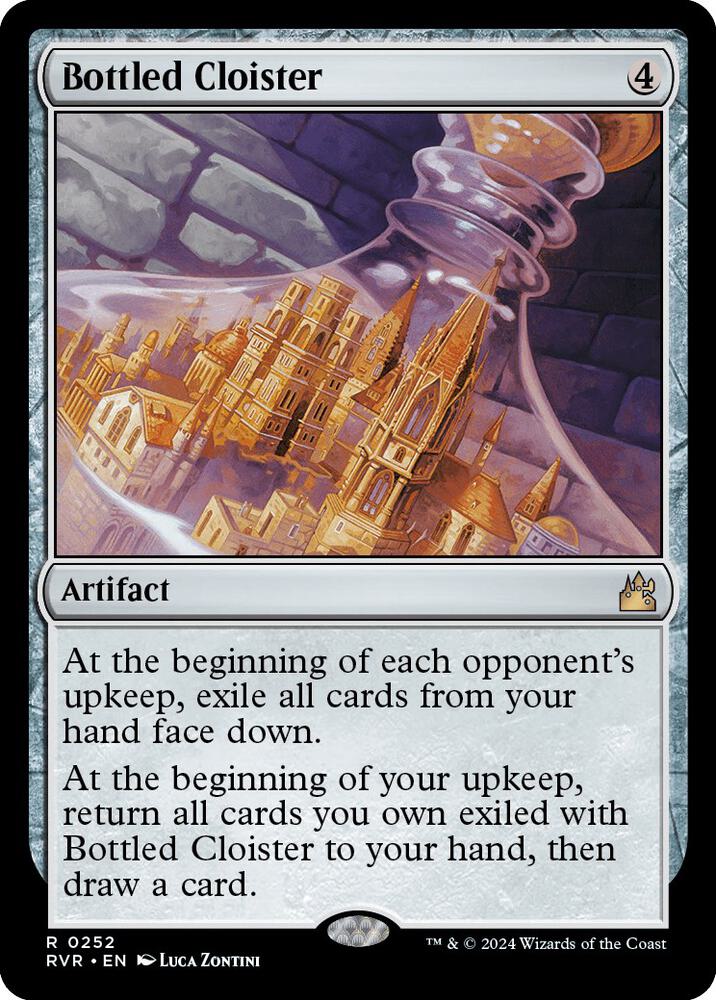 Bottled Cloister 252 card from Ravnica Remastered