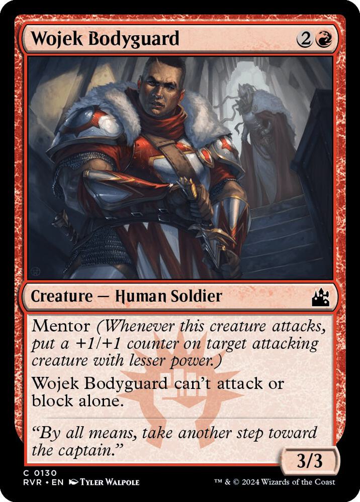 Wojek Bodyguard 130 card from Ravnica Remastered