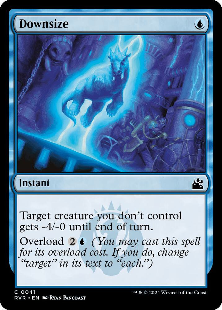 Downsize 41 card from Ravnica Remastered