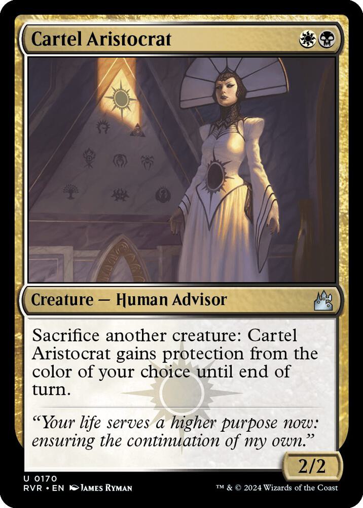 Cartel Aristocrat 170 card from Ravnica Remastered