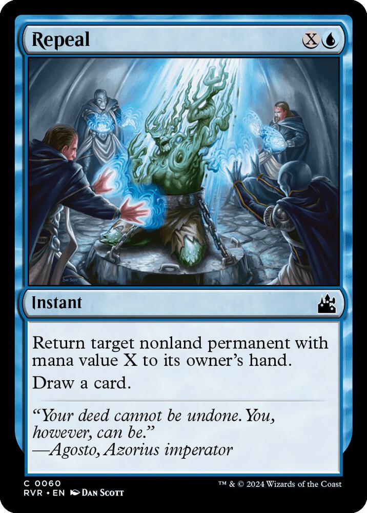 Repeal 60 card from Ravnica Remastered