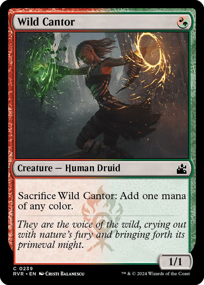 Wild Cantor 239 card from Ravnica Remastered