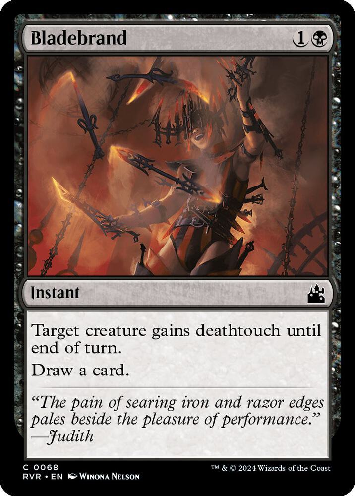 Bladebrand 68 card from Ravnica Remastered