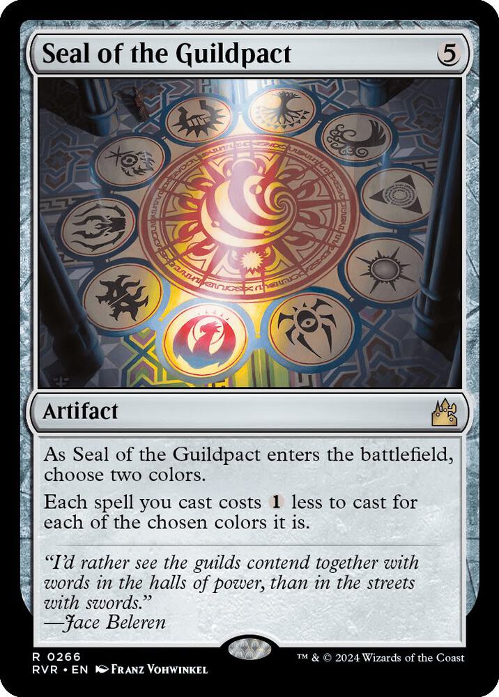 Seal of the Guildpact 266 card from Ravnica Remastered