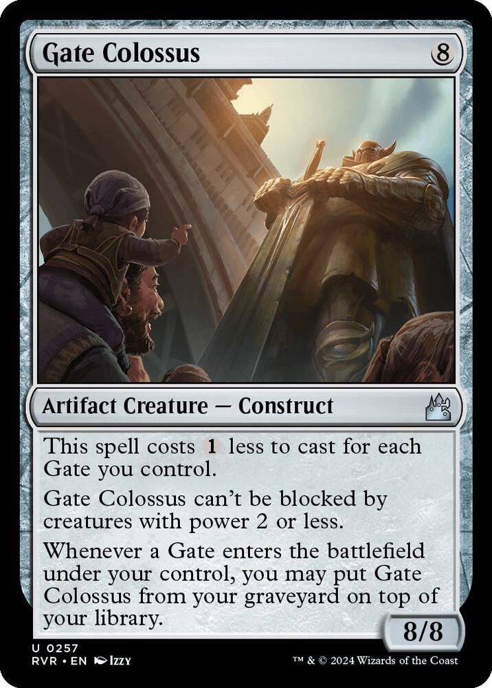 Gate Colossus 257 card from Ravnica Remastered