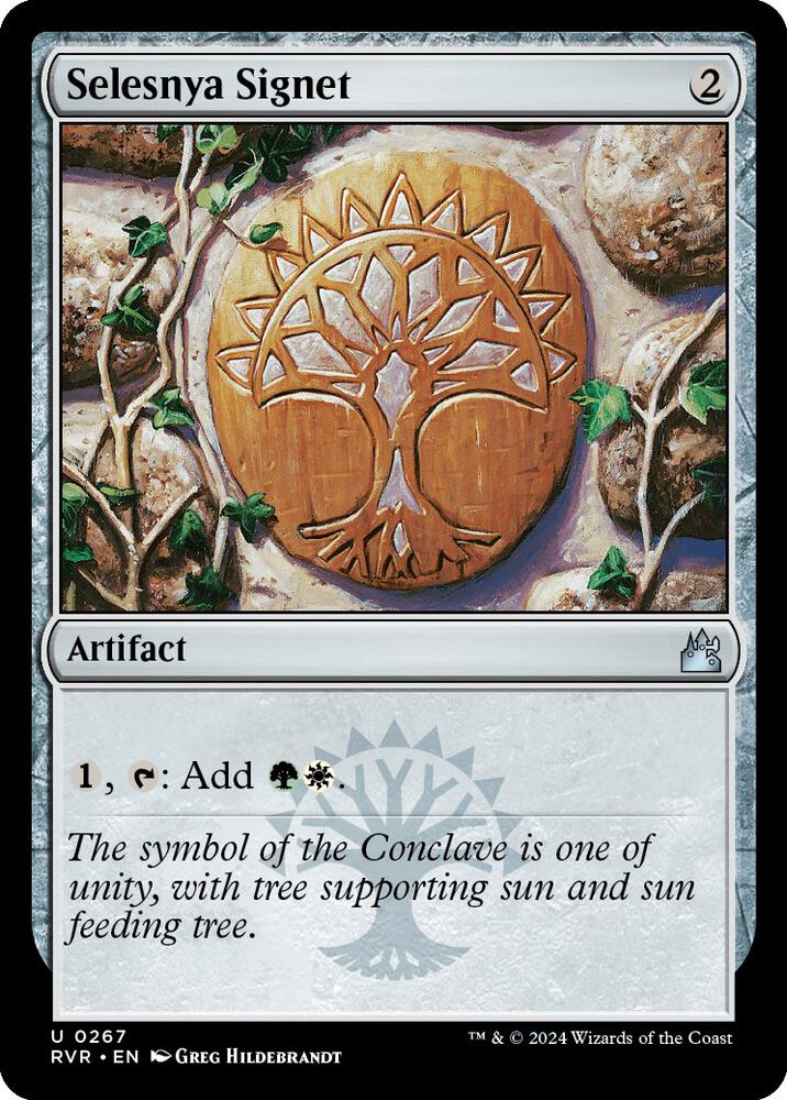 Selesnya Signet 267 card from Ravnica Remastered