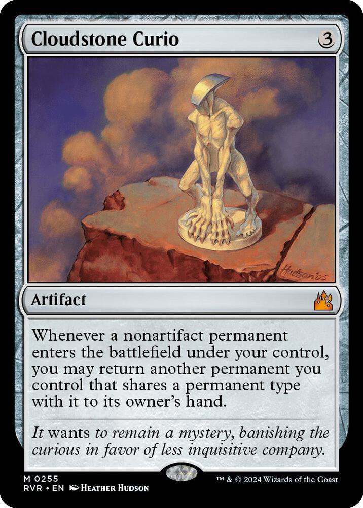 Cloudstone Curio 255 card from Ravnica Remastered