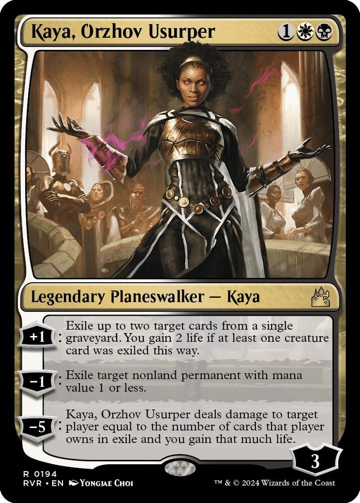 Kaya, Orzhov Usurper 194 card from Ravnica Remastered