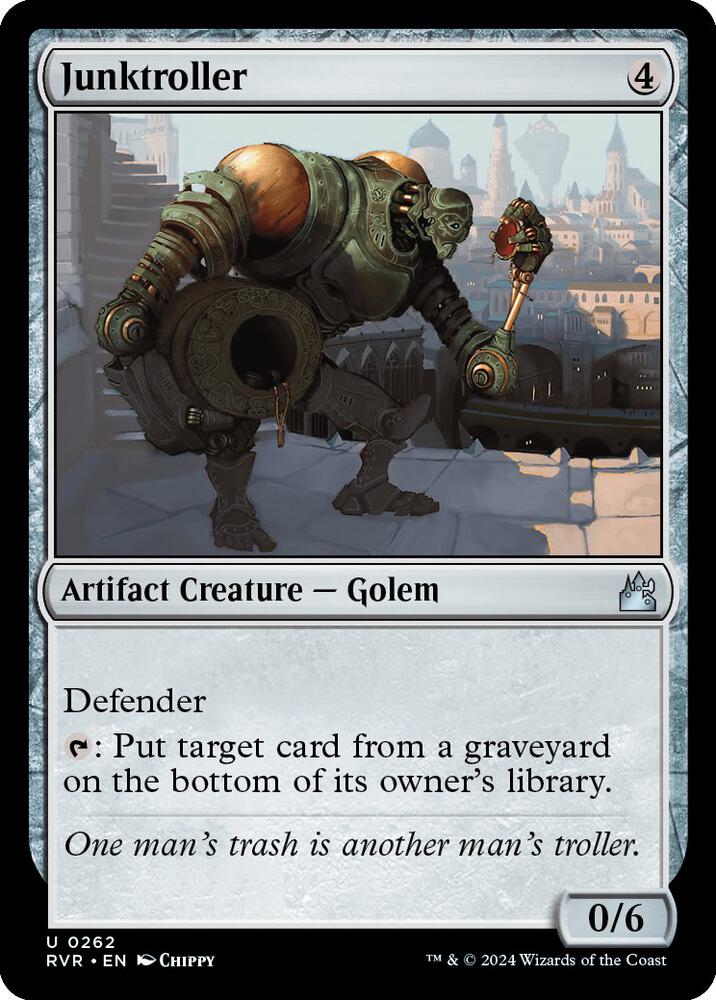 Junktroller 262 card from Ravnica Remastered