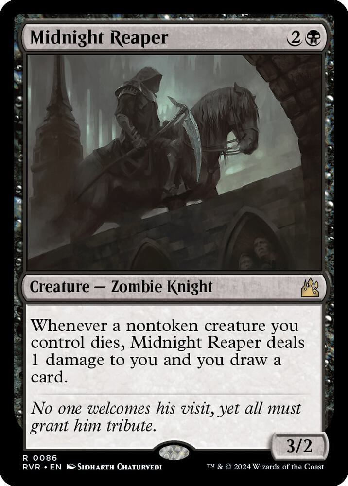 Midnight Reaper 86 card from Ravnica Remastered