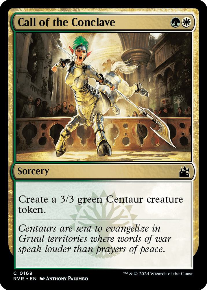 Call of the Conclave 169 card from Ravnica Remastered