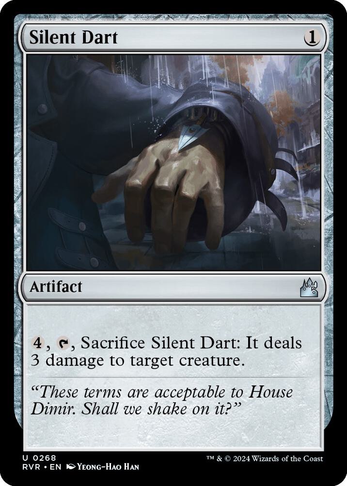 Silent Dart 268 card from Ravnica Remastered