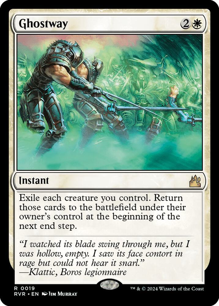 Ghostway 19 card from Ravnica Remastered