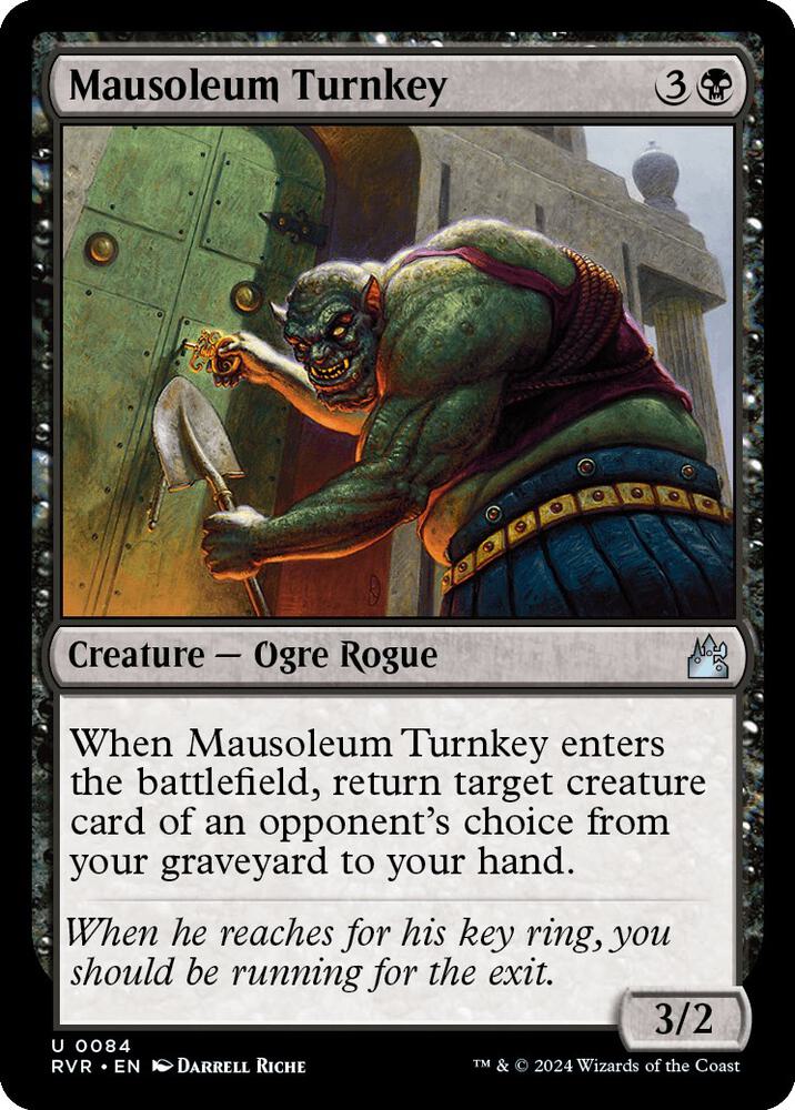 Mausoleum Turnkey 84 card from Ravnica Remastered