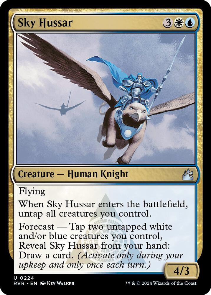 Sky Hussar 224 card from Ravnica Remastered