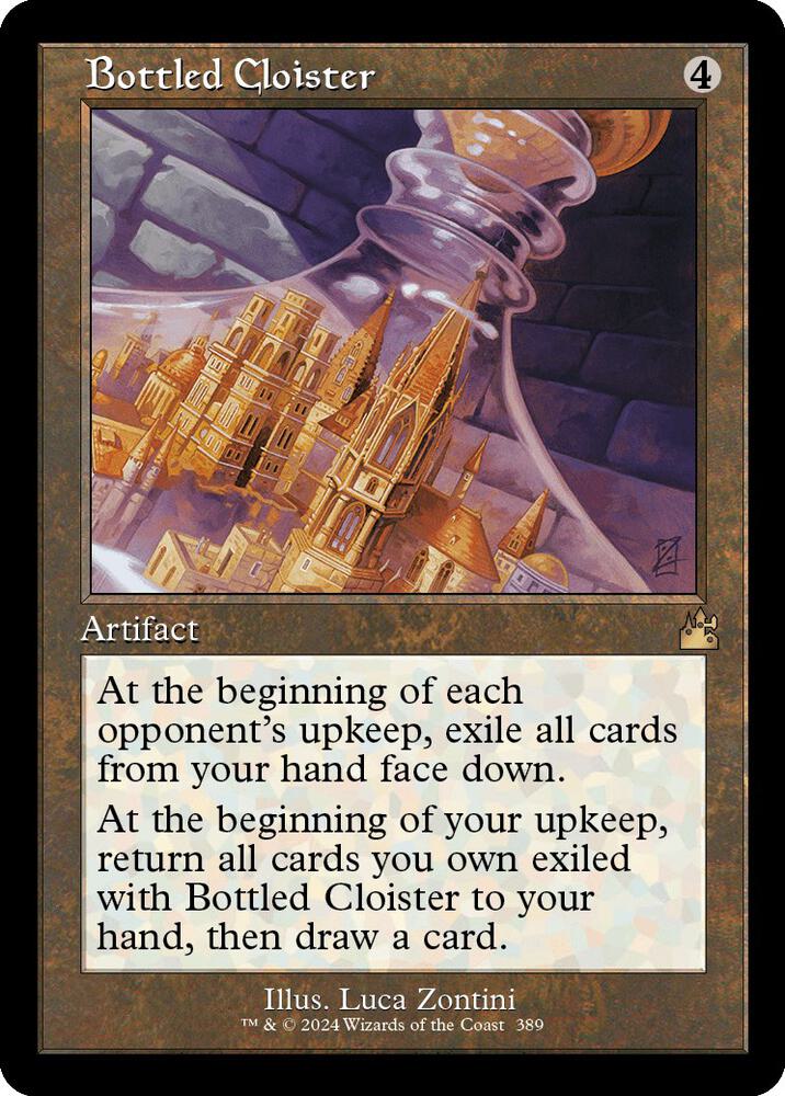 Bottled Cloister (Retro Frame) 389 card from Ravnica Remastered