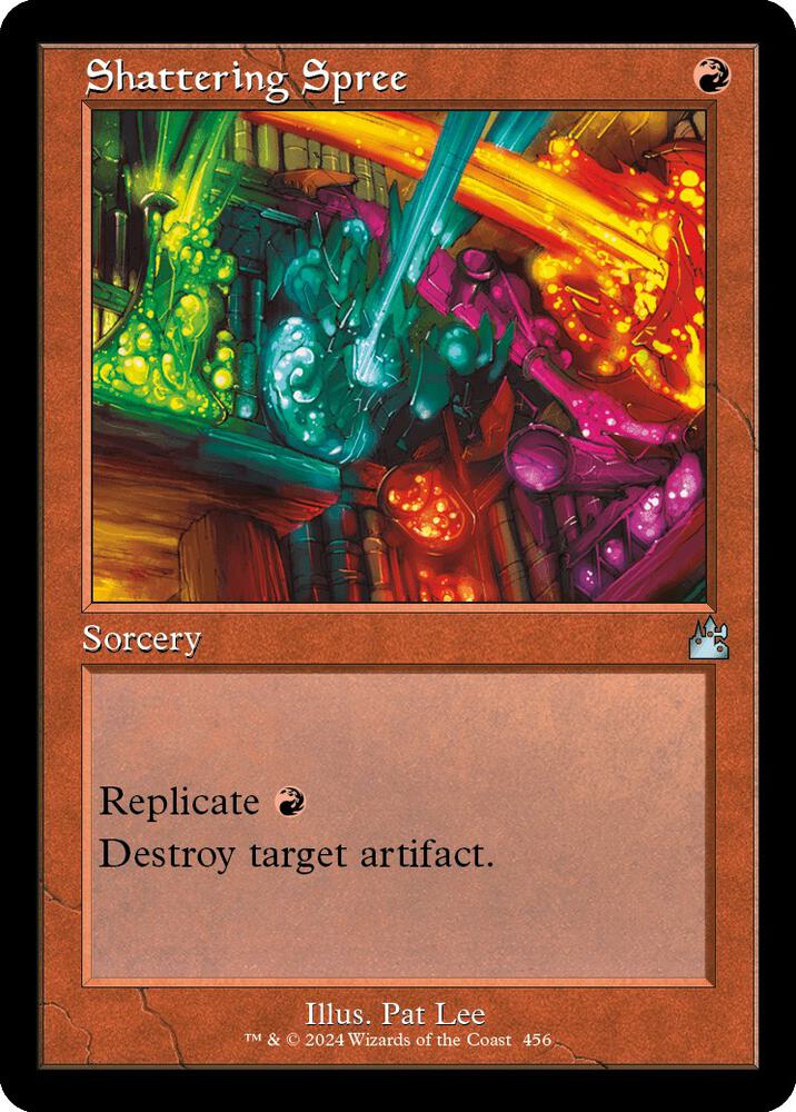 Shattering Spree (Retro Frame) 456 card from Ravnica Remastered