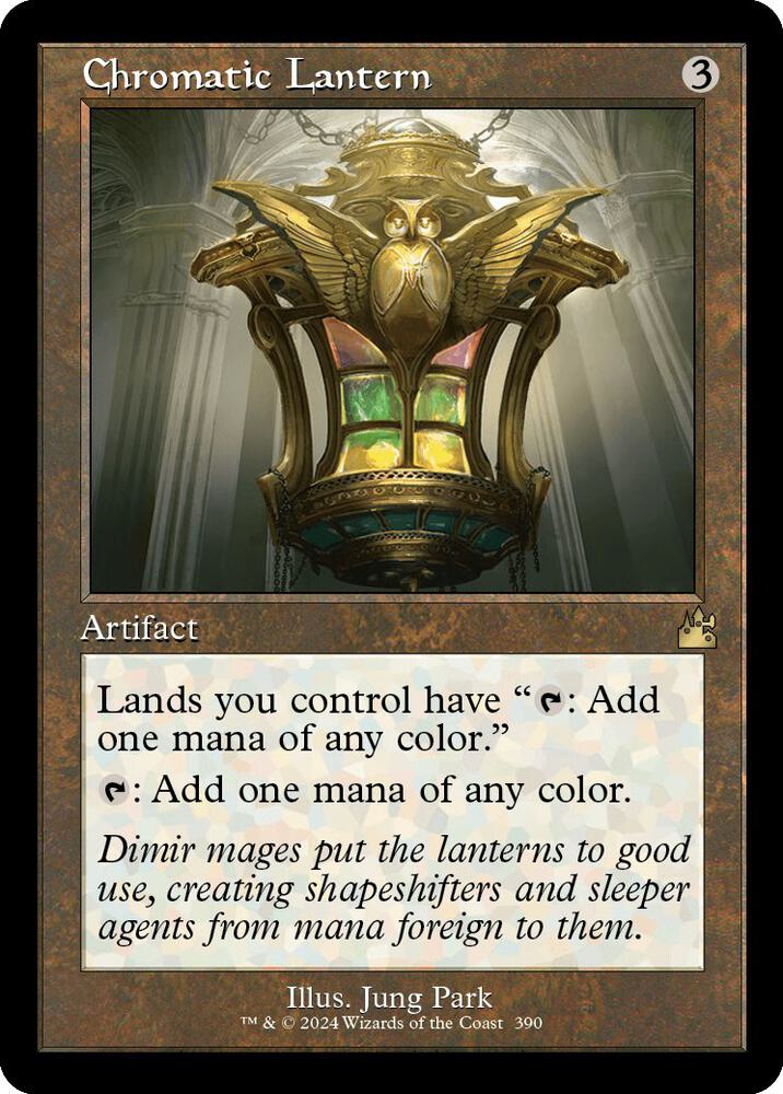 Chromatic Lantern (Retro Frame) 390 card from Ravnica Remastered