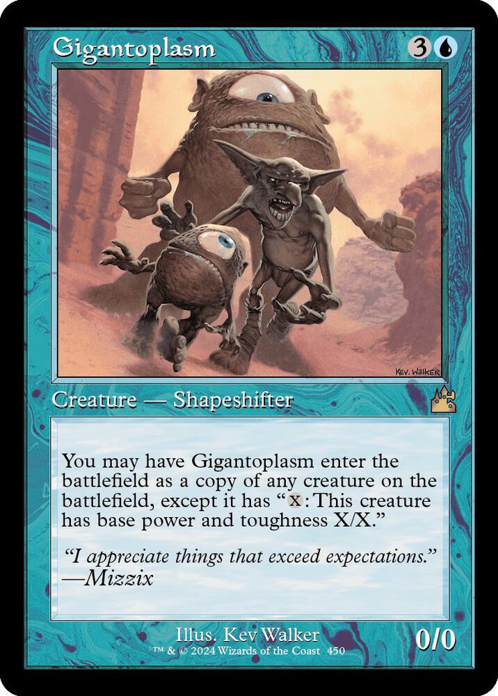 Gigantoplasm (Retro Frame) 450 card from Ravnica Remastered