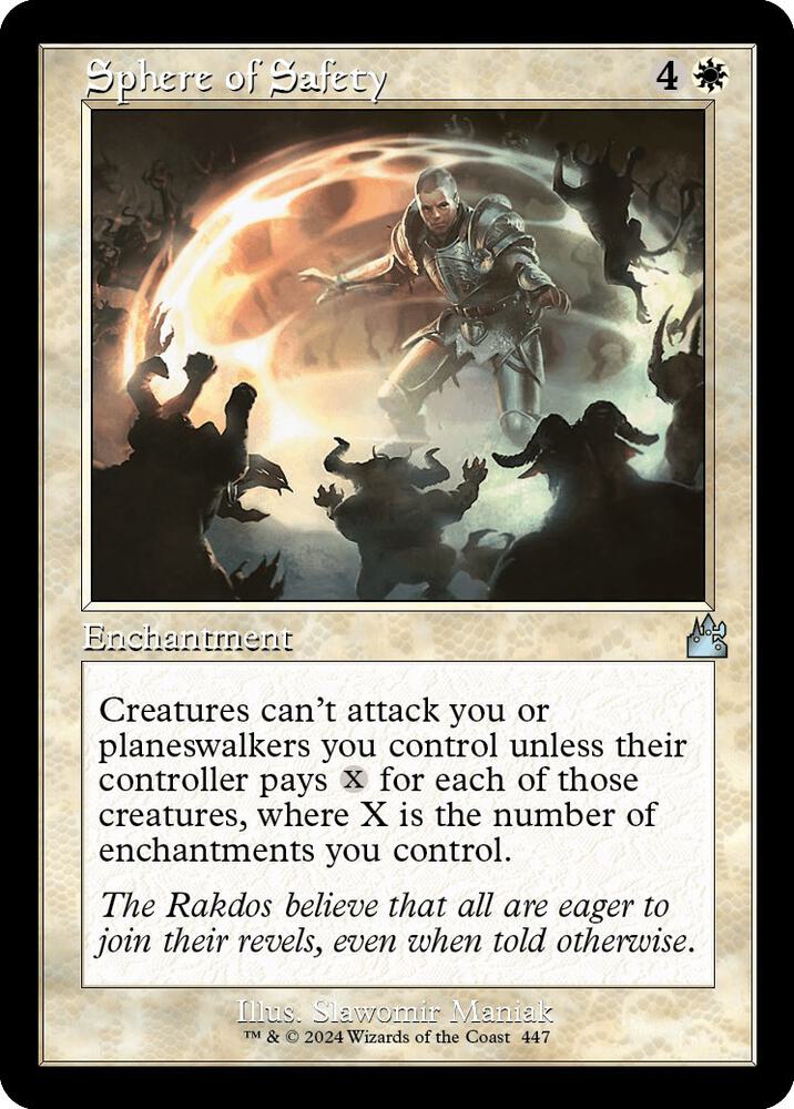 Sphere of Safety (Retro Frame) 447 card from Ravnica Remastered