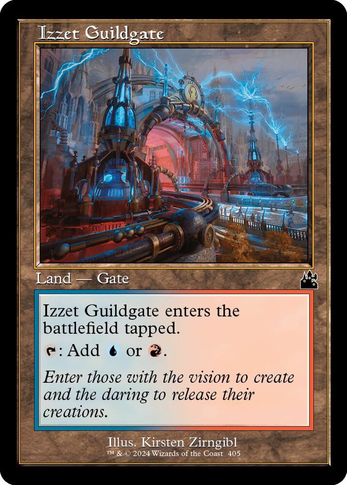 Izzet Guildgate (Retro Frame) 405 card from Ravnica Remastered