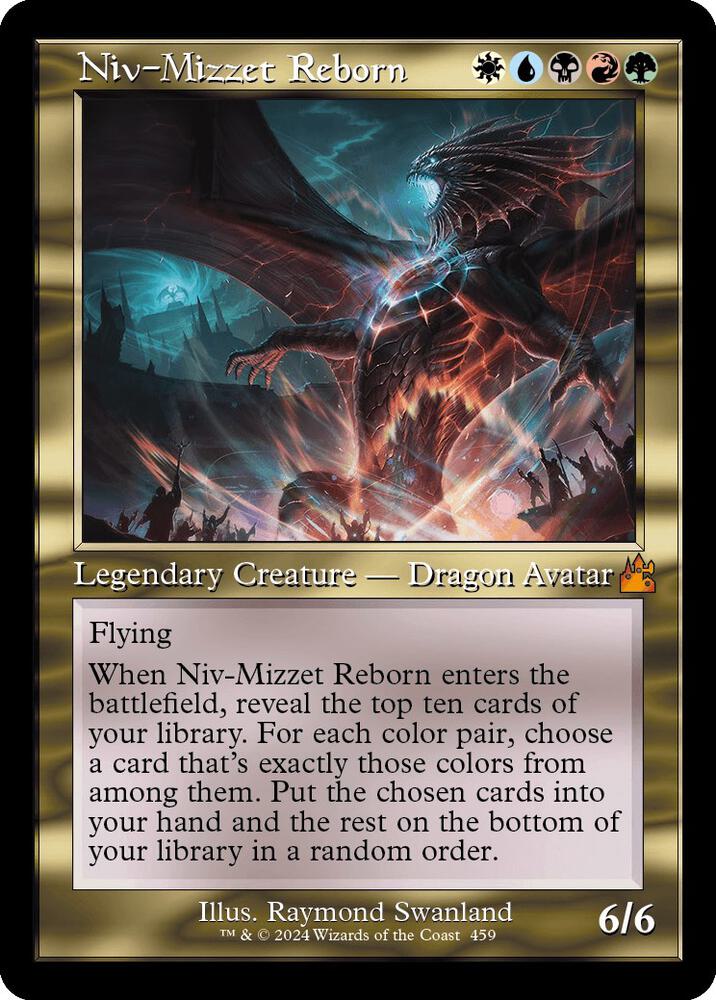 Niv-Mizzet Reborn (Retro Frame) 459 card from Ravnica Remastered