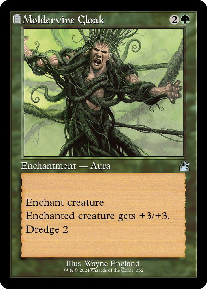 Moldervine Cloak (Retro Frame) 352 card from Ravnica Remastered