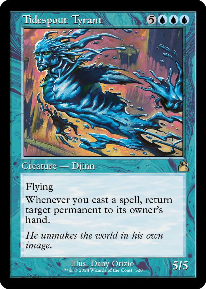 Tidespout Tyrant (Retro Frame) 320 card from Ravnica Remastered