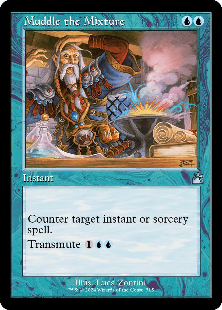 Muddle the Mixture (Retro Frame) 315 card from Ravnica Remastered