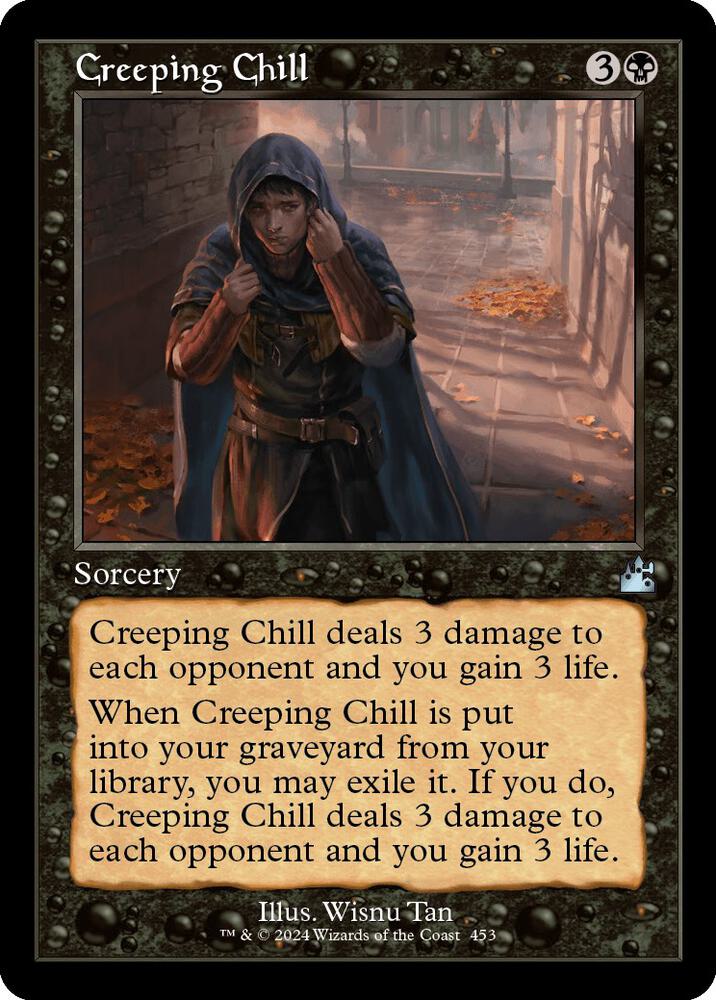 Creeping Chill (Retro Frame) 453 card from Ravnica Remastered