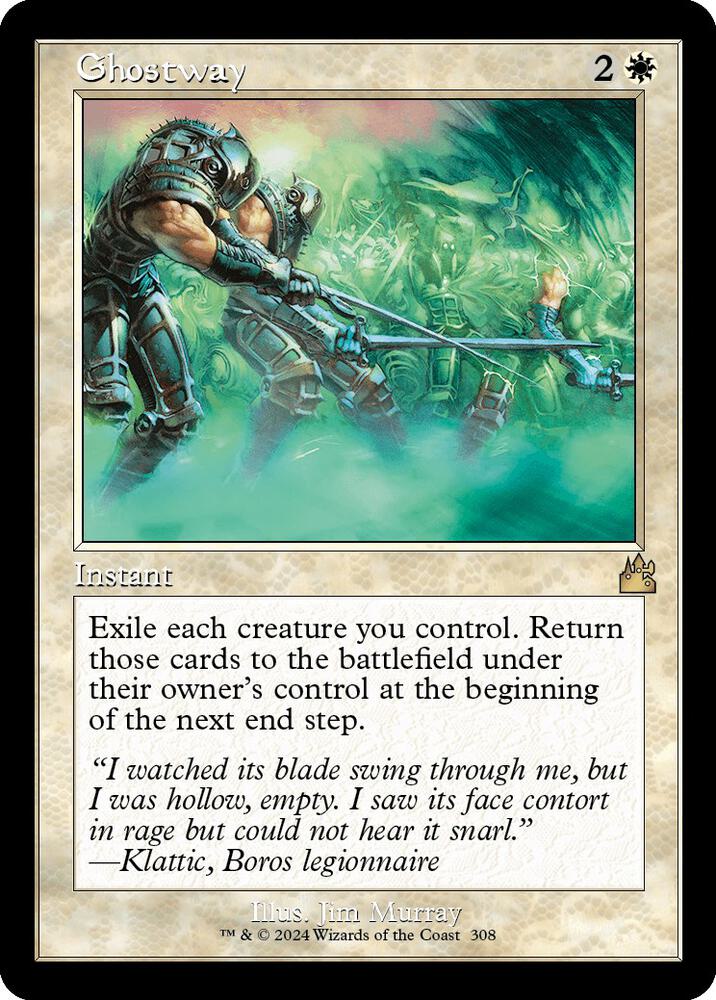 Ghostway (Retro Frame) 308 card from Ravnica Remastered