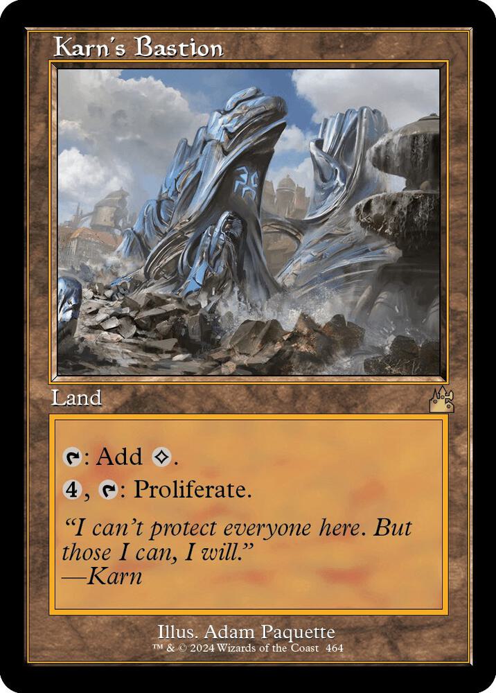 Karn's Bastion (Retro Frame) 464 card from Ravnica Remastered