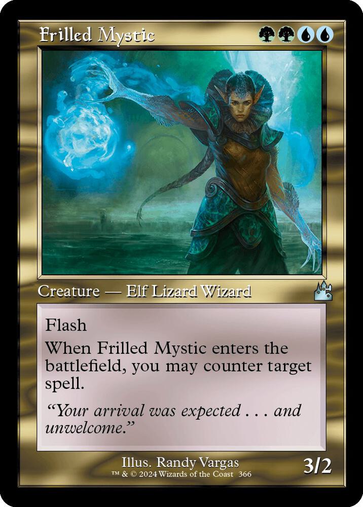 Frilled Mystic (Retro Frame) 366 card from Ravnica Remastered