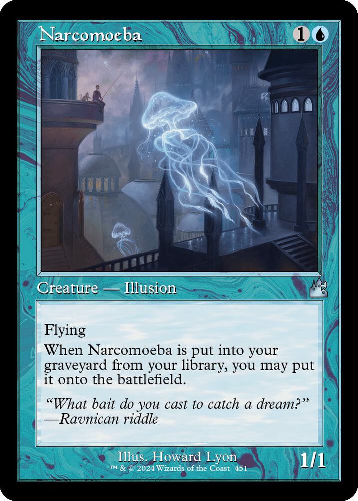 Narcomoeba (Retro Frame) 451 card from Ravnica Remastered