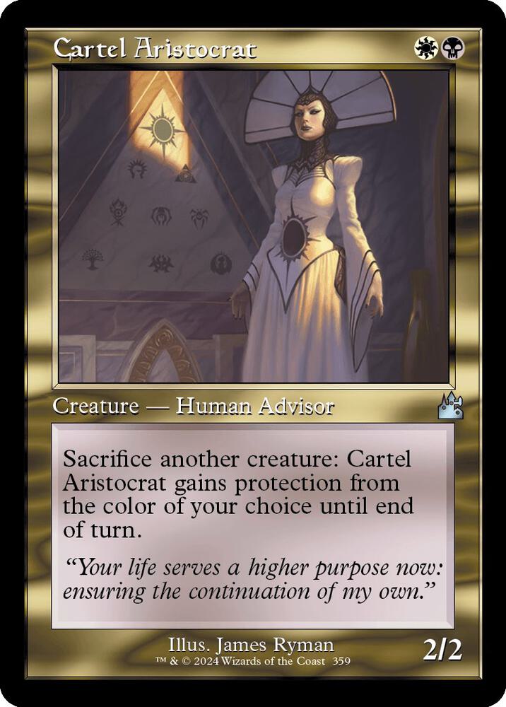 Cartel Aristocrat (Retro Frame) 359 card from Ravnica Remastered
