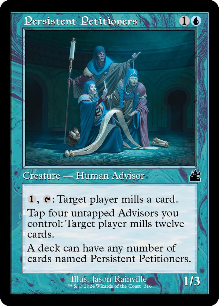 Persistent Petitioners (Retro Frame) 316 card from Ravnica Remastered
