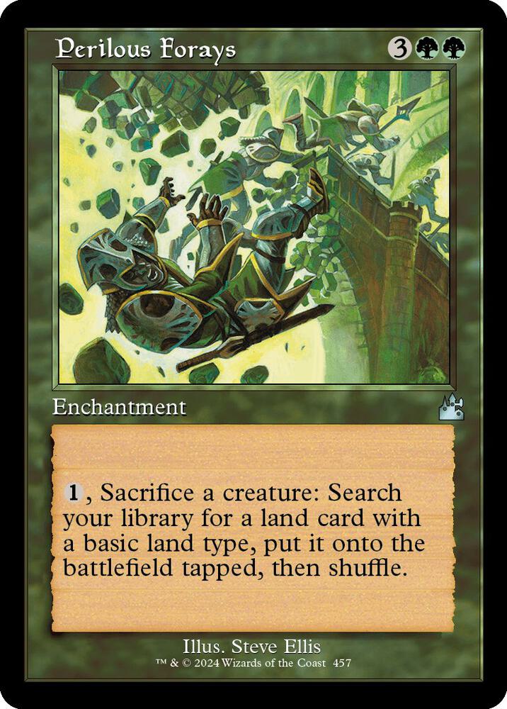 Perilous Forays (Retro Frame) 457 card from Ravnica Remastered