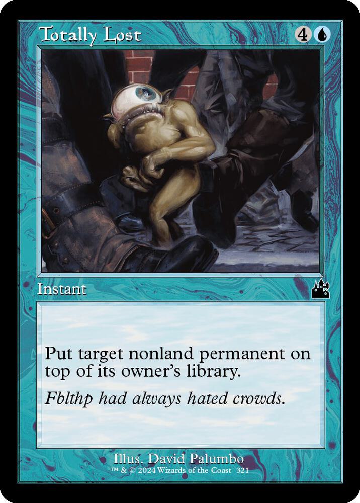 Totally Lost (Retro Frame) 321 card from Ravnica Remastered