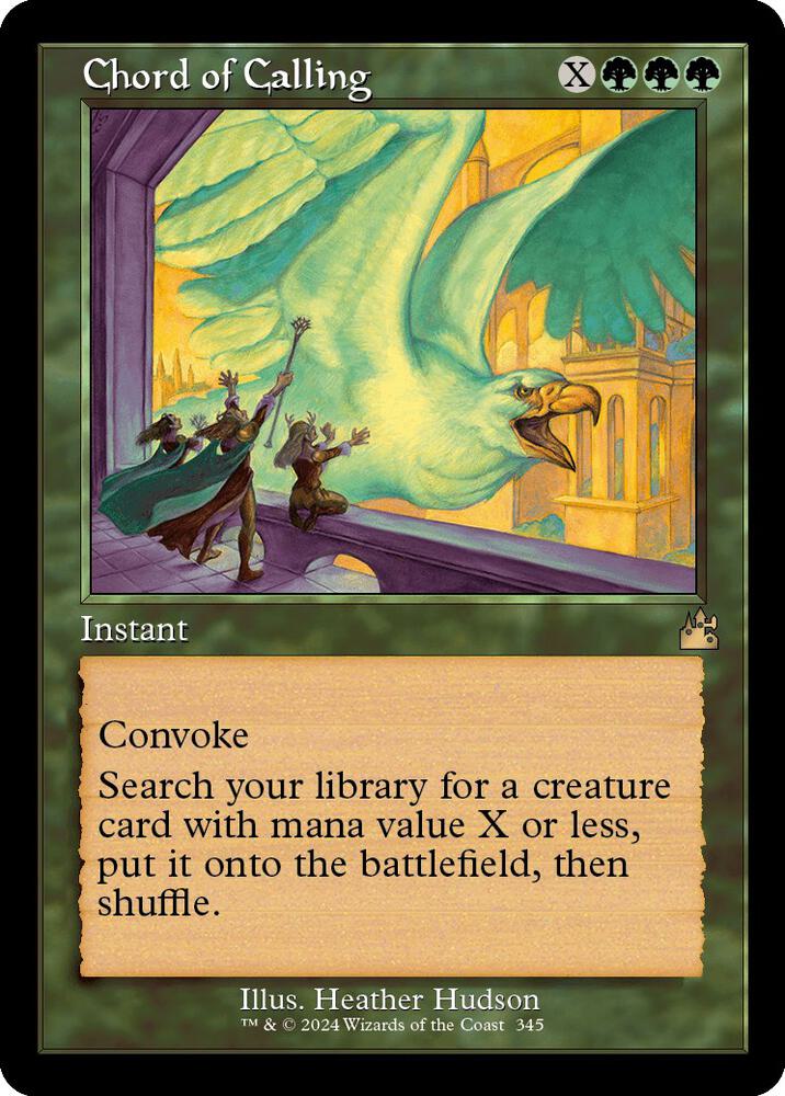 Chord of Calling (Retro Frame) 345 card from Ravnica Remastered