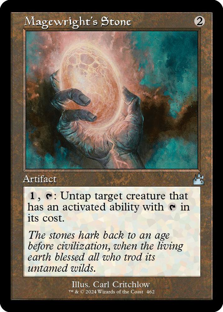 Magewright's Stone (Retro Frame) 462 card from Ravnica Remastered